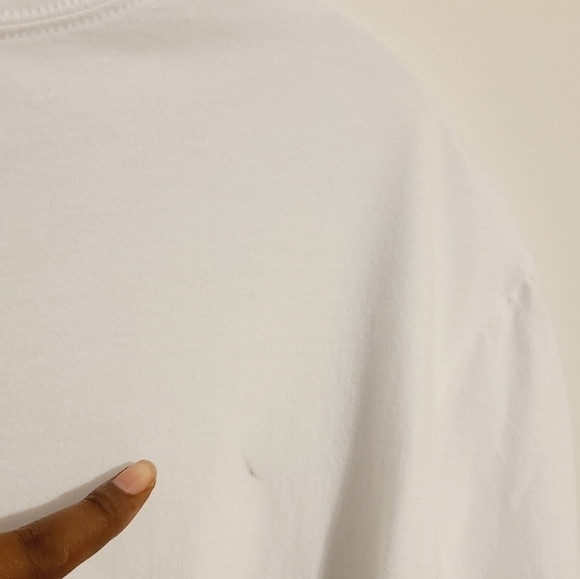 Adidas | Men's White Essential Amplifier Tee With Black Logo (Size 2XL) - Picture 10 of 11